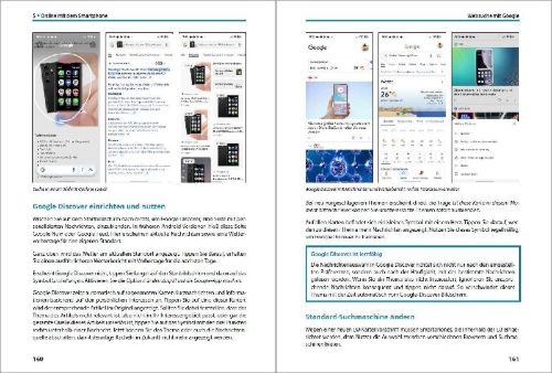 Buchcover und Innenansicht für das Buch: Android Smartphone