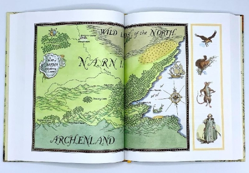 Buchcover und Innenansicht für das Buch: The Complete Chronicles of Narnia