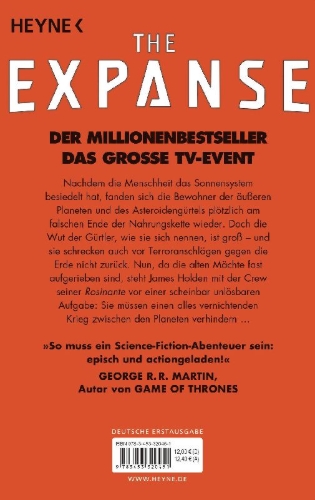 Buchcover und Innenansicht für das Buch: Babylon's Ashes - The Expanse Series Book 6