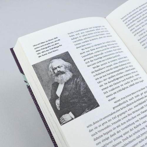 Buchcover und Innenansicht für das Buch: Karl Marx