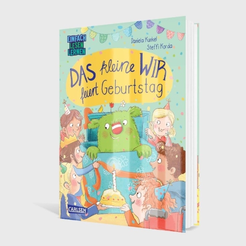 Buchcover und Innenansicht für das Buch: Das kleine WIR feiert Geburtstag