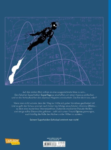 Buchcover und Innenansicht für das Buch: Le Spirou par: Supergroom