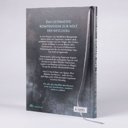 Buchcover und Innenansicht für das Buch: The Witcher. Der Codex