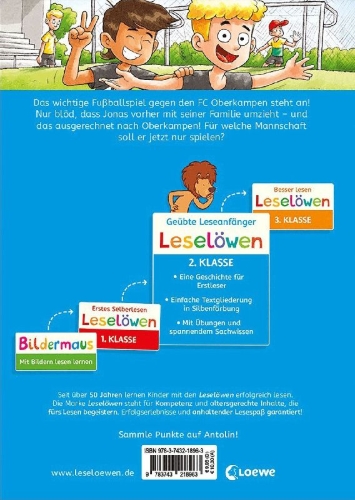 Buchcover und Innenansicht für das Buch: Leselöwen 2. Klasse - Superstürmer halten zusammen!