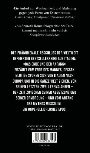 Buchcover und Innenansicht für das Buch: M. La fine e il principio