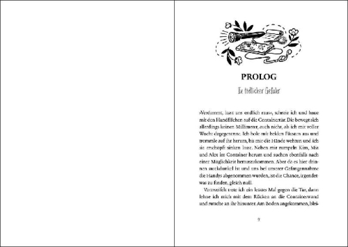 Buchcover und Innenansicht für das Buch: T wie Tessa (Band 2) - Codewort Lotusblüte