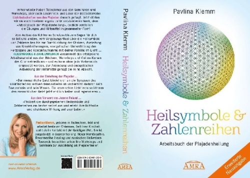 Buchcover und Innenansicht für das Buch: Heilsymbole & Zahlenreihen Band 1 NEUAUSGABE: Überarbeitetes und erweitertes Arbeitsbuch der Plejadenheilung (von der SPIEGEL-Bestseller-Autorin)