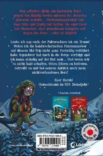 Buchcover und Innenansicht für das Buch: Scary Harry (Band 6) - Hals- und Knochenbruch