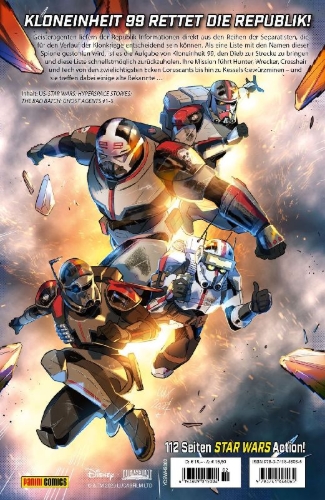 Buchcover und Innenansicht für das Buch: US-Star Wars: The Bad Batch - Ghost Agents