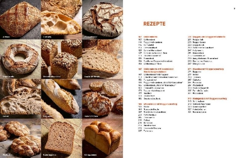 Buchcover und Innenansicht für das Buch: Baking next level mit Roggen