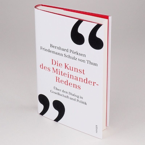 Buchcover und Innenansicht für das Buch: Die Kunst des Miteinander-Redens