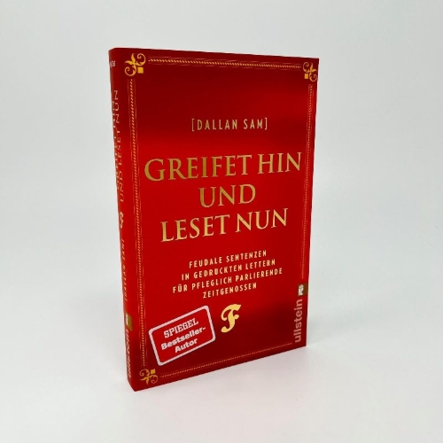 Buchcover und Innenansicht für das Buch: Greifet hin und leset nun