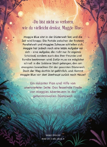Buchcover und Innenansicht für das Buch: Maggie Blue and the Lost Child