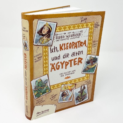 Buchcover und Innenansicht für das Buch: Ich, Kleopatra, und die alten Ägypter