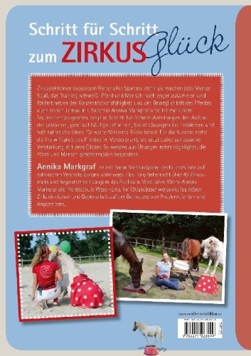Buchcover und Innenansicht für das Buch: Zirkuslektionen mit Spaß und System