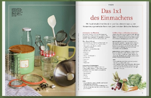 Buchcover und Innenansicht für das Buch: Landlust Einmachen