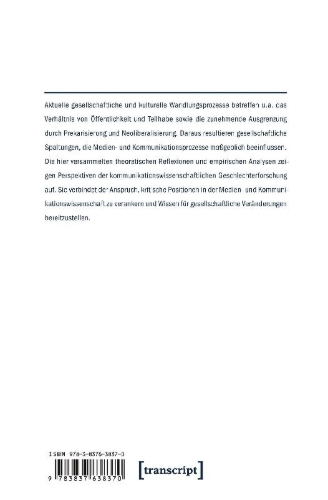 Buchcover und Innenansicht für das Buch: Kommunikationswissenschaftliche Gender Studies