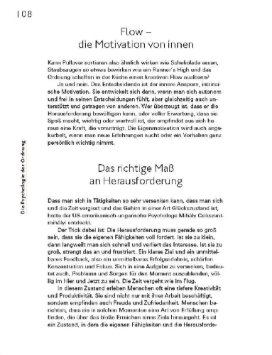 Buchcover und Innenansicht für das Buch: Ordnung für immer