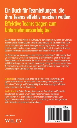 Buchcover und Innenansicht für das Buch: Teamleitung konkret