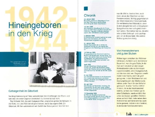 Buchcover und Innenansicht für das Buch: Wir vom Jahrgang 1942 - Kindheit und Jugend