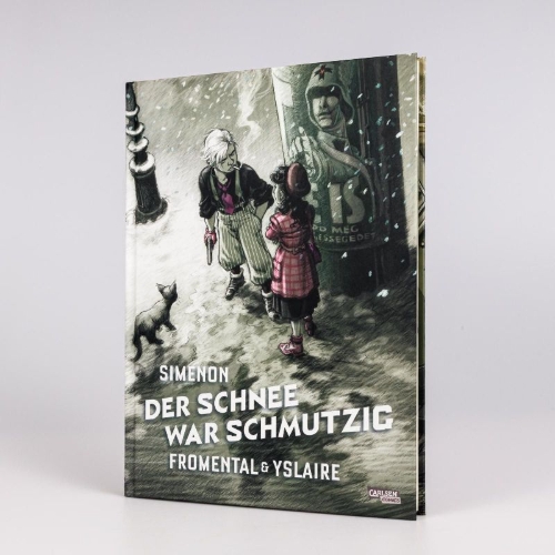 Buchcover und Innenansicht für das Buch: La neige était sale