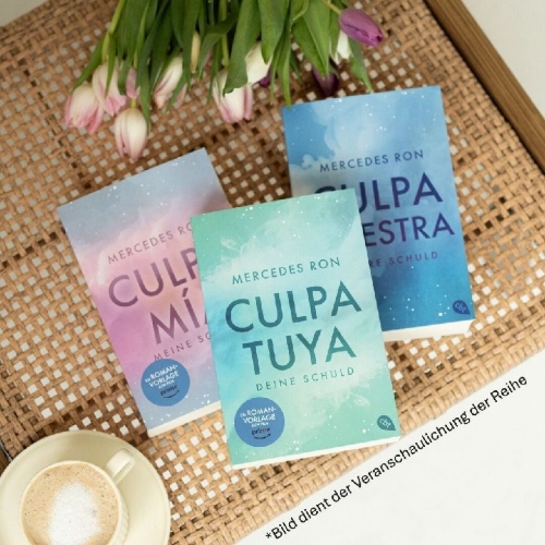 Buchcover und Innenansicht für das Buch: Ron, M: Culpa Nuestra - Unsere Schuld