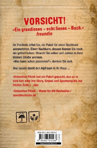 Buchcover und Innenansicht für das Buch: Das Paket