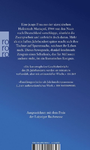 Buchcover und Innenansicht für das Buch: Sie kam aus Mariupol