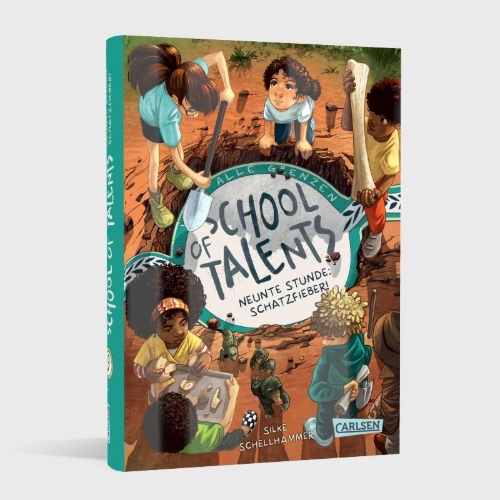 Buchcover und Innenansicht für das Buch: School of Talents 9: Neunte Stunde: Schatzfieber!