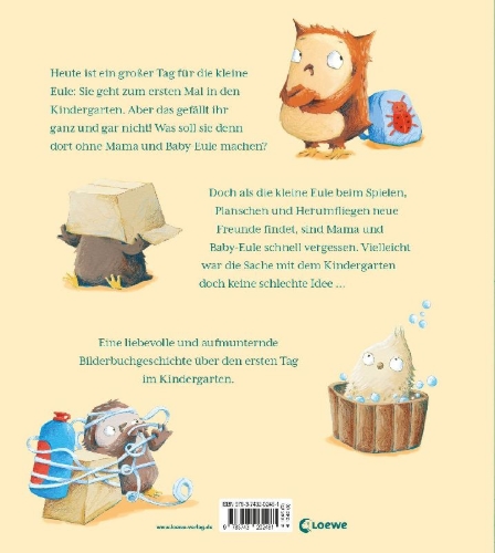 Buchcover und Innenansicht für das Buch: Little Owl's First Day