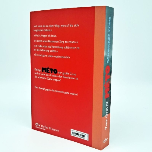 Buchcover und Innenansicht für das Buch: MÉTO - zone noire