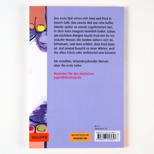 Buchcover und Innenansicht für das Buch: Fred und ich