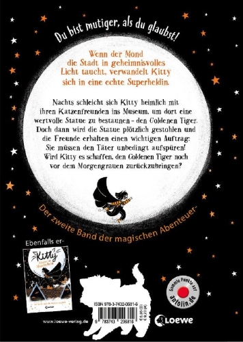 Buchcover und Innenansicht für das Buch: Kitty and the Tiger Treasure