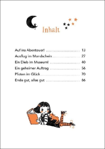 Buchcover und Innenansicht für das Buch: Kitty and the Tiger Treasure