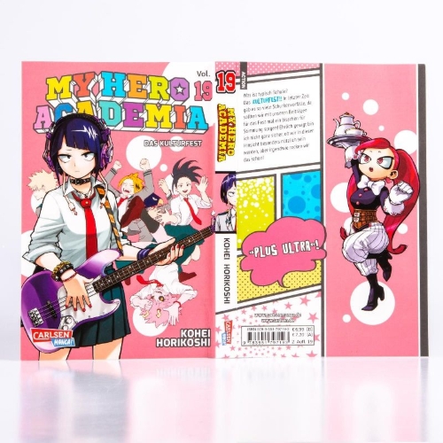 Buchcover und Innenansicht für das Buch: Boku no Hero Academia
