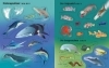 Buchcover und Innenansicht für das Buch: Mein erstes Stickerbuch: Leben im Meer