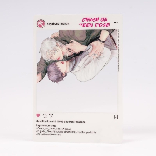 Buchcover und Innenansicht für das Buch: Crush on teen edge