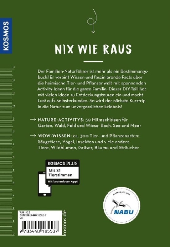 Buchcover und Innenansicht für das Buch: Familien-Naturführer