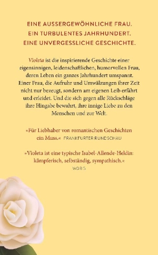 Buchcover und Innenansicht für das Buch: Violeta