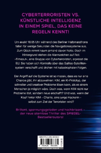 Buchcover und Innenansicht für das Buch: Code Null. Dieses Spiel kennt keine Regeln