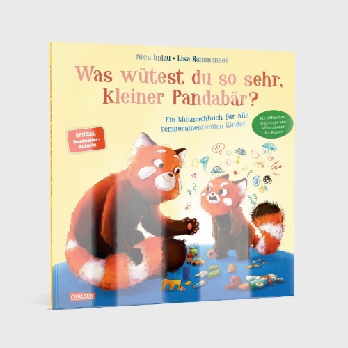 Buchcover und Innenansicht für das Buch: Was wütest du so sehr, kleiner Pandabär?