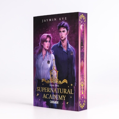 Buchcover und Innenansicht für das Buch: Supernatural Academy: Year One