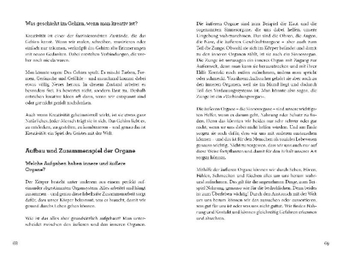 Buchcover und Innenansicht für das Buch: Erklärs mir, als wäre ich 5 - Der menschliche Körper