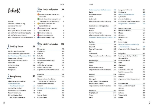 Buchcover und Innenansicht für das Buch: Reise Know-How Roadtrip Handbuch Balkan-Halbinsel
