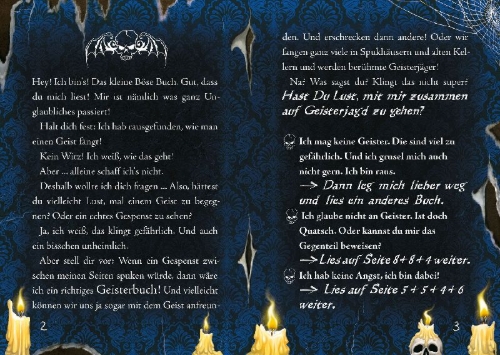 Buchcover und Innenansicht für das Buch: Das kleine Böse Buch 8
