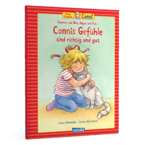 Buchcover und Innenansicht für das Buch: Conni-Bilderbuch-Sammelband: Meine Freundin Conni: Kummer und Wut, Angst und Mut - Connis Gefühle sind richtig und gut