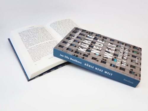 Buchcover und Innenansicht für das Buch: Kühle neue Welt. Eine Geschichte der Moderne