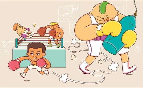 Buchcover und Innenansicht für das Buch: Little People Big Dreams: My first Ali