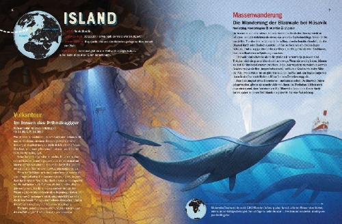 Buchcover und Innenansicht für das Buch: Atlas Obscura Kids