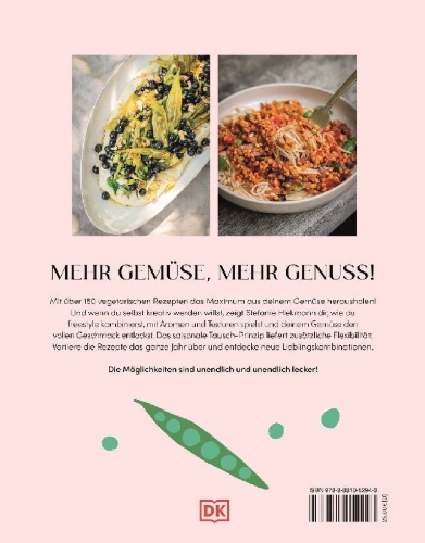 Buchcover und Innenansicht für das Buch: Jeden Tag Gemüse